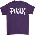 Punk As Worn By Mens T-Shirt Cotton Gildan Purple