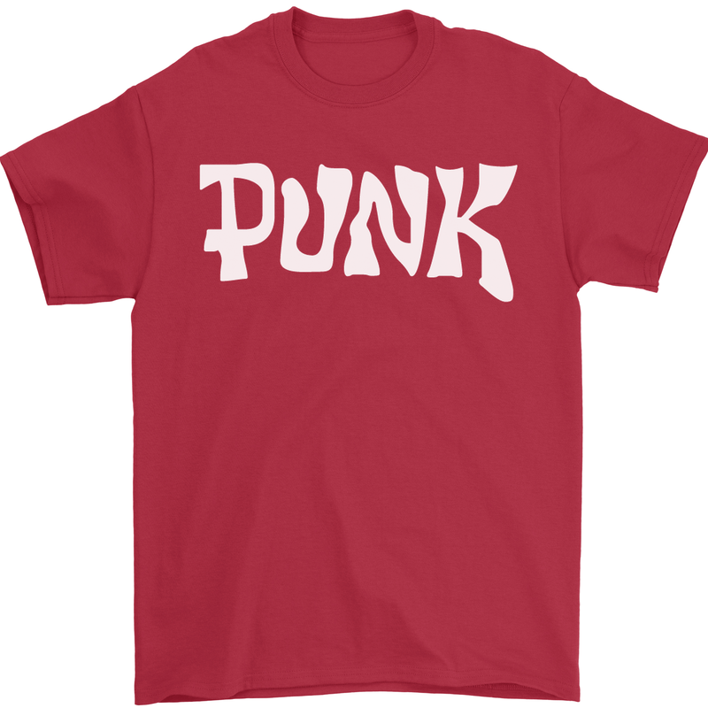 Punk As Worn By Mens T-Shirt Cotton Gildan Red