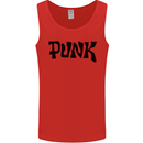 Punk As Worn By Mens Vest Tank Top Red