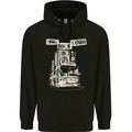 Punk Rock Tour Mens 80% Cotton Hoodie Black