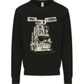 Punk Rock Tour Mens Sweatshirt Jumper Black