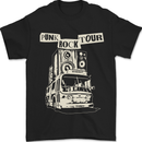 Punk Rock Tour Mens T-Shirt 100% Cotton Black