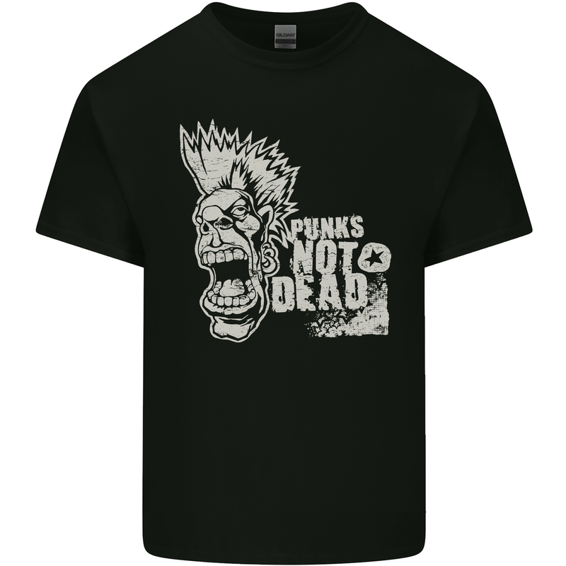 Punk's Not Dead Punk Rock Music Kids T-Shirt Childrens Black