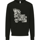 Punk's Not Dead Punk Rock Music Mens Sweatshirt Jumper Black