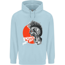 Punk's Not Dead Rock Music Skull Childrens Kids Hoodie Light Blue