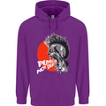 Punk's Not Dead Rock Music Skull Childrens Kids Hoodie Purple