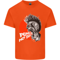 Punk's Not Dead Rock Music Skull Kids T-Shirt Childrens Orange