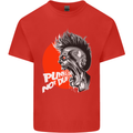 Punk's Not Dead Rock Music Skull Kids T-Shirt Childrens Red