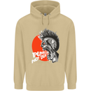 Punk's Not Dead Rock Music Skull Mens 80% Cotton Hoodie Sand