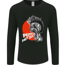 Punk's Not Dead Rock Music Skull Mens Long Sleeve T-Shirt Black