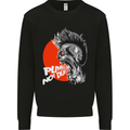 Punk's Not Dead Rock Music Skull Mens Sweatshirt Jumper Black