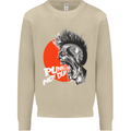 Punk's Not Dead Rock Music Skull Mens Sweatshirt Jumper Sand