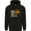 Punks Not Dead Skinhead Skull Childrens Kids Hoodie Black