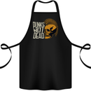 Punks Not Dead Skinhead Skull Cotton Apron 100% Organic Black
