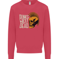 Punks Not Dead Skinhead Skull Kids Sweatshirt Jumper Heliconia