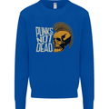 Punks Not Dead Skinhead Skull Kids Sweatshirt Jumper Royal Blue