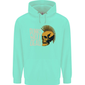 Punks Not Dead Skinhead Skull Mens 80% Cotton Hoodie Peppermint