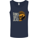 Punks Not Dead Skinhead Skull Mens Vest Tank Top Navy Blue