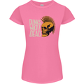 Punks Not Dead Skinhead Skull Womens Petite Cut T-Shirt Azalea