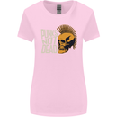 Punks Not Dead Skinhead Skull Womens Wider Cut T-Shirt Light Pink