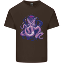 Purple Cthulhu Kraken Octopus Kids T-Shirt Childrens Chocolate