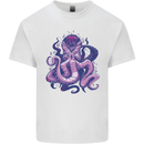 Purple Cthulhu Kraken Octopus Kids T-Shirt Childrens White
