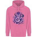 Purple Cthulhu Kraken Octopus Mens 80% Cotton Hoodie Azelea