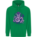Purple Cthulhu Kraken Octopus Mens 80% Cotton Hoodie Irish Green
