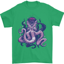 Purple Cthulhu Kraken Octopus Mens T-Shirt Cotton Gildan Irish Green