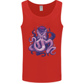 Purple Cthulhu Kraken Octopus Mens Vest Tank Top Red