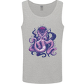 Purple Cthulhu Kraken Octopus Mens Vest Tank Top Sports Grey