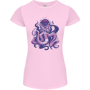 Purple Cthulhu Kraken Octopus Womens Petite Cut T-Shirt Light Pink