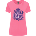 Purple Cthulhu Kraken Octopus Womens Wider Cut T-Shirt Azalea