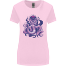Purple Cthulhu Kraken Octopus Womens Wider Cut T-Shirt Light Pink