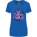 Purple Cthulhu Kraken Octopus Womens Wider Cut T-Shirt Royal Blue