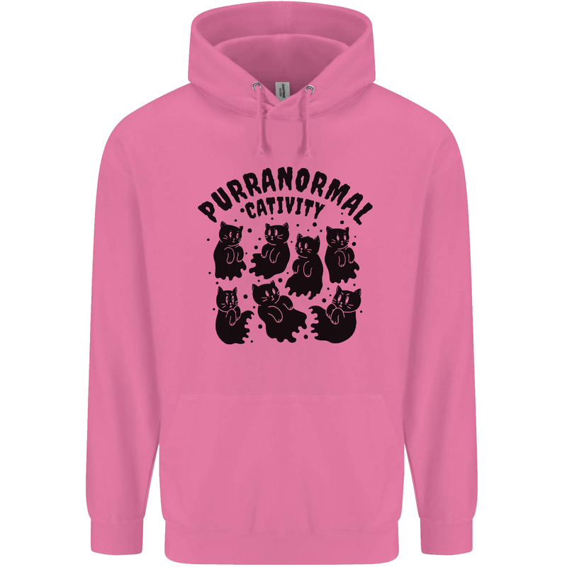 Purranormal Cativity Funny Cat Halloween Childrens Kids Hoodie Azalea