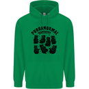 Purranormal Cativity Funny Cat Halloween Childrens Kids Hoodie Irish Green