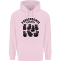 Purranormal Cativity Funny Cat Halloween Childrens Kids Hoodie Light Pink