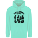 Purranormal Cativity Funny Cat Halloween Childrens Kids Hoodie Peppermint