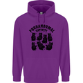 Purranormal Cativity Funny Cat Halloween Childrens Kids Hoodie Purple