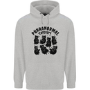 Purranormal Cativity Funny Cat Halloween Childrens Kids Hoodie Sports Grey