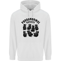 Purranormal Cativity Funny Cat Halloween Childrens Kids Hoodie White