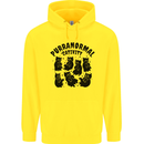 Purranormal Cativity Funny Cat Halloween Childrens Kids Hoodie Yellow