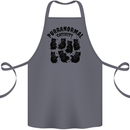 Purranormal Cativity Funny Cat Halloween Cotton Apron 100% Organic Steel