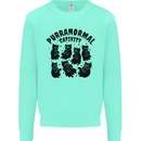 Purranormal Cativity Funny Cat Halloween Kids Sweatshirt Jumper Peppermint