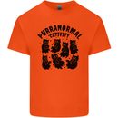 Purranormal Cativity Funny Cat Halloween Kids T-Shirt Childrens Orange