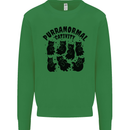 Purranormal Cativity Funny Cat Halloween Mens Sweatshirt Jumper Irish Green