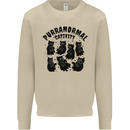 Purranormal Cativity Funny Cat Halloween Mens Sweatshirt Jumper Sand