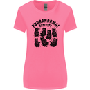 Purranormal Cativity Funny Cat Halloween Womens Wider Cut T-Shirt Azalea