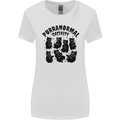 Purranormal Cativity Funny Cat Halloween Womens Wider Cut T-Shirt White